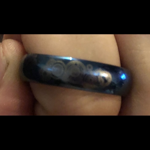 Dr. Who men’s tungsten carbide ring, size 11 - Picture 2 of 5